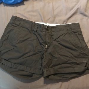 Gray Nike khaki shorts